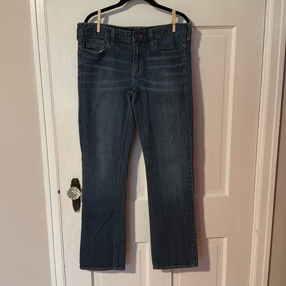 J Crew Women's Stretch Matchstick Denim Blue Jeans Size 30 S - Picture 1 of 9